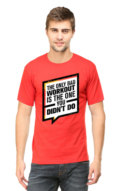 The Only Bad Workout Men's T Shirt Red