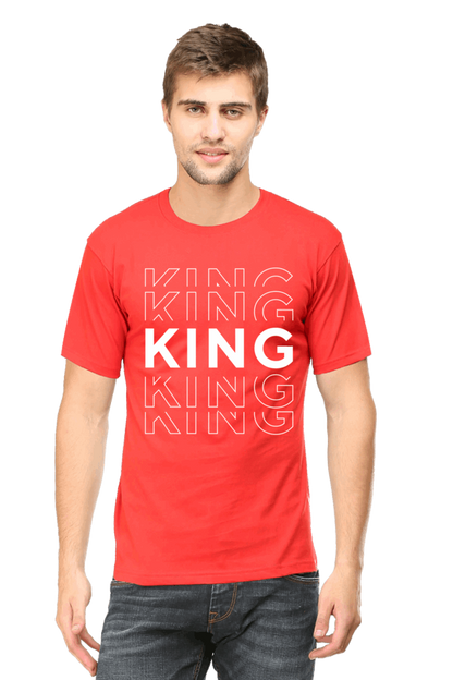 King Men's T Shirt Red