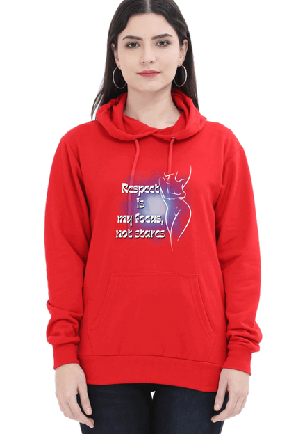 "Elegance Unveiled" Unisex Hoodie for Girls and Women Red