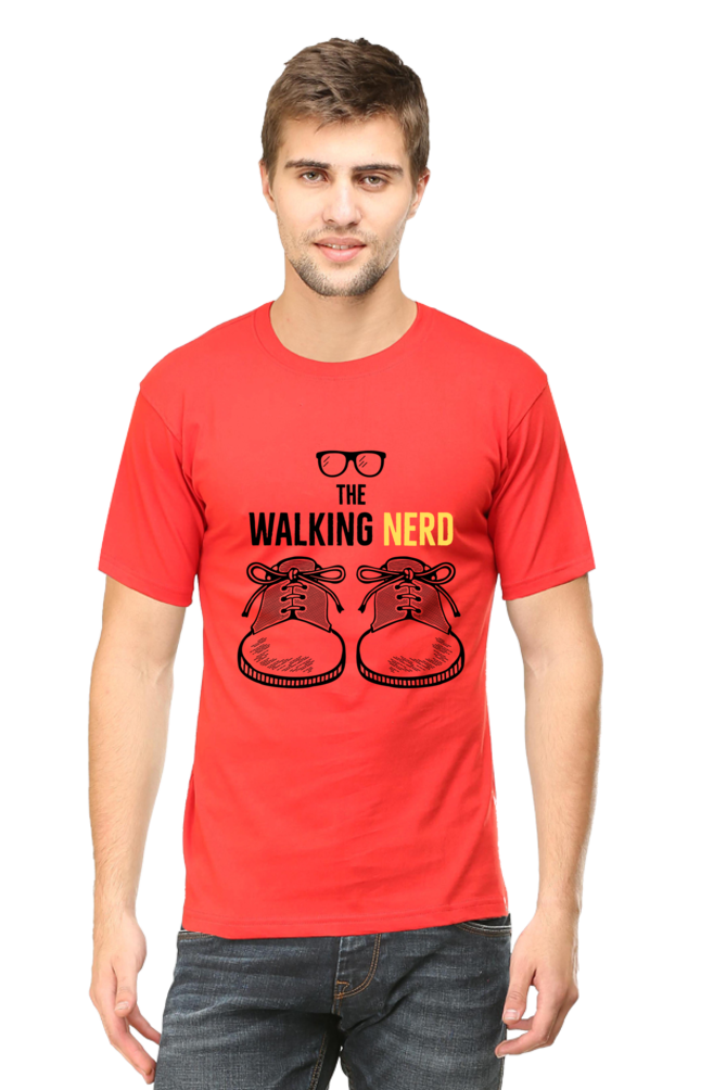 The Walking Nerd - Men's T Shirt Red