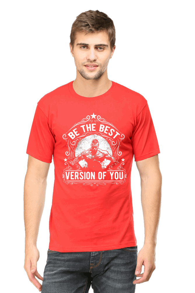 Be The Best Version Of You Men's T Shirt Red