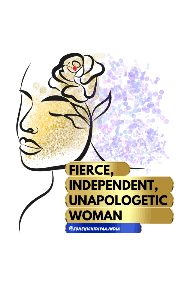 "Fierce, Independent, Unapologetic Women" Hooded Sweatshirt for Girls and Women