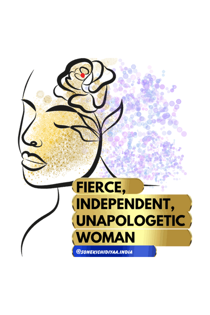 "Fierce, Independent, Unapologetic Women" Hooded Sweatshirt for Girls and Women