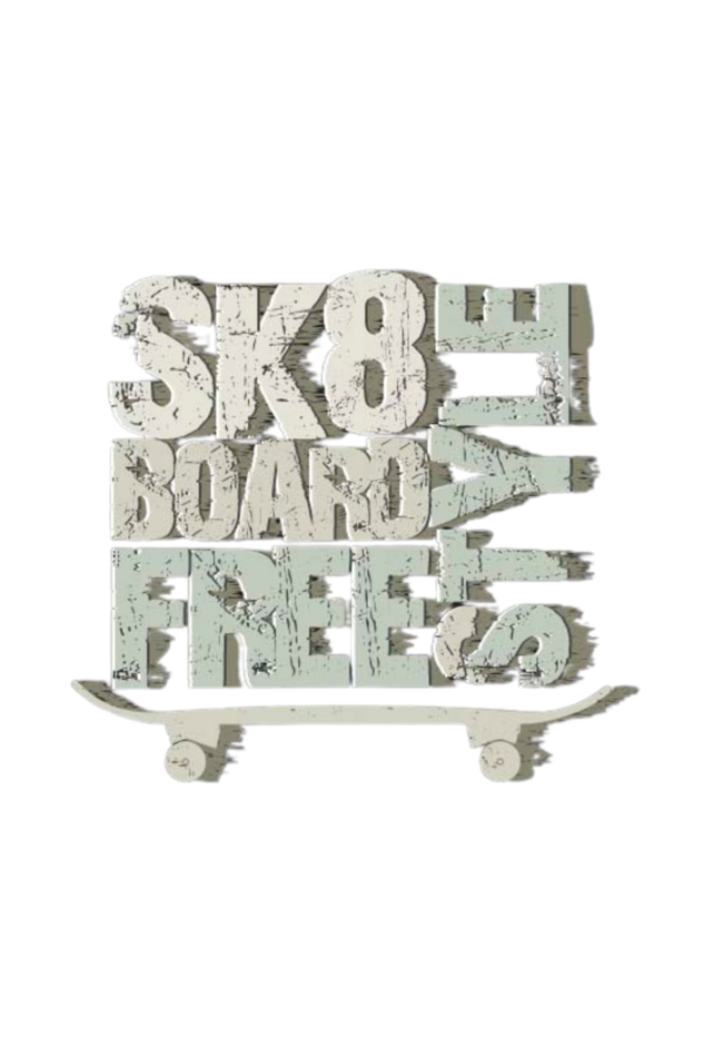 Skate Board Free Style Men's T Shirt