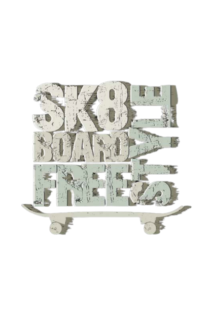 Skate Board Free Style Men's T Shirt