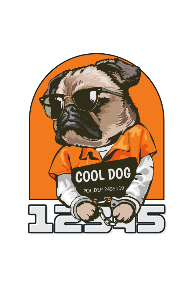 Cool Dog Men's Oversized T Shirts