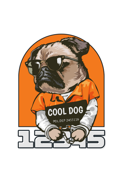 Cool Dog Men's Oversized T Shirts