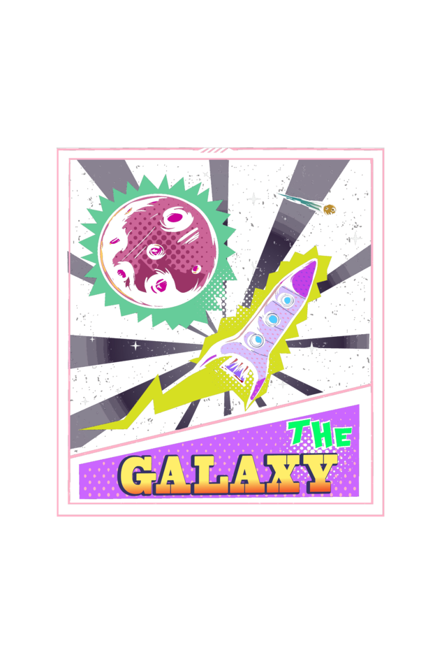 The Galaxy Men's Oversized T Shirts