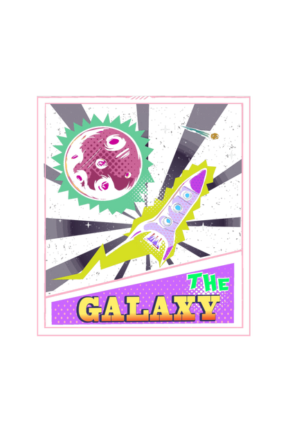 The Galaxy Men's Oversized T Shirts