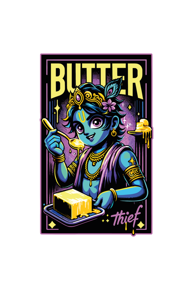 Butter Thief Janmashtami Men's T Shirts