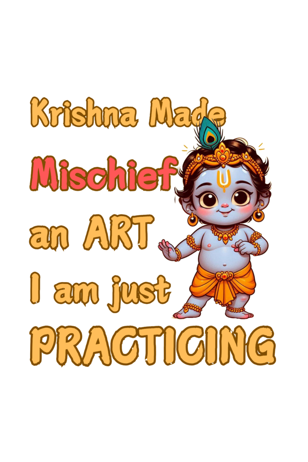 Krishna Made Mischief An Art Janmashtami Boy's T Shirts