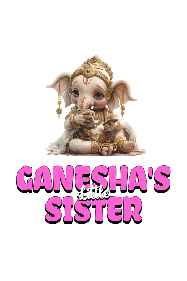 Ganesha's Little Sister Ganesh Chaturthi Girl's T Shirts