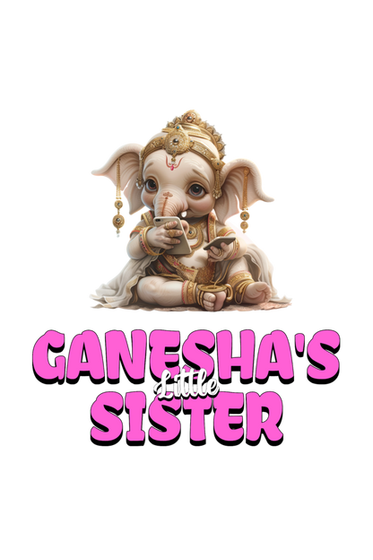 Ganesha's Little Sister Ganesh Chaturthi Girl's T Shirts