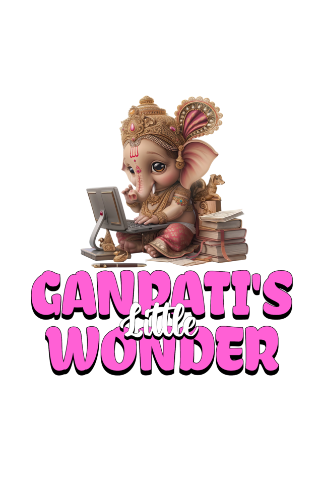 Ganesha's Little Wonder Ganesh Chaturthi Girl's T Shirts