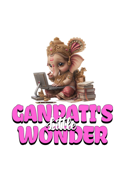 Ganesha's Little Wonder Ganesh Chaturthi Girl's T Shirts