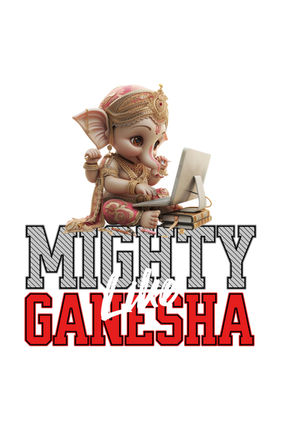 Mighty Like Ganesha Ganesh Chaturthi Boy's T Shirts