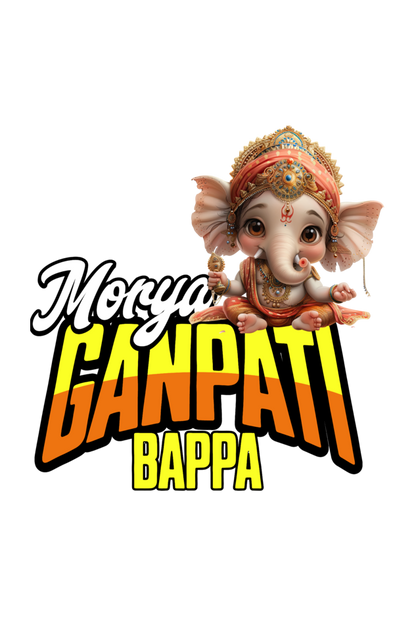 Ganpati Bappa Morya 2 Ganesh Chaturthi Boy's T Shirts