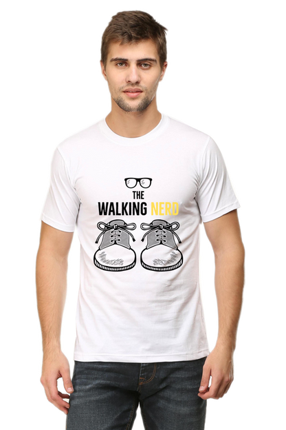 The Walking Nerd - Men's T Shirt White