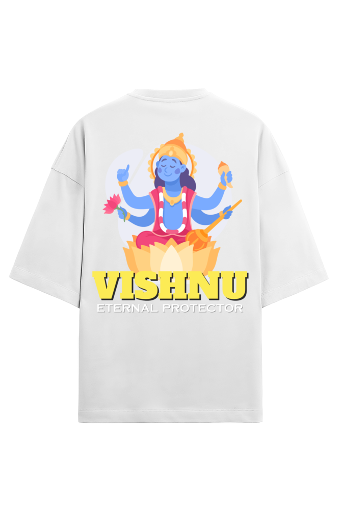 Vishnu Men's Oversized T Shirts White