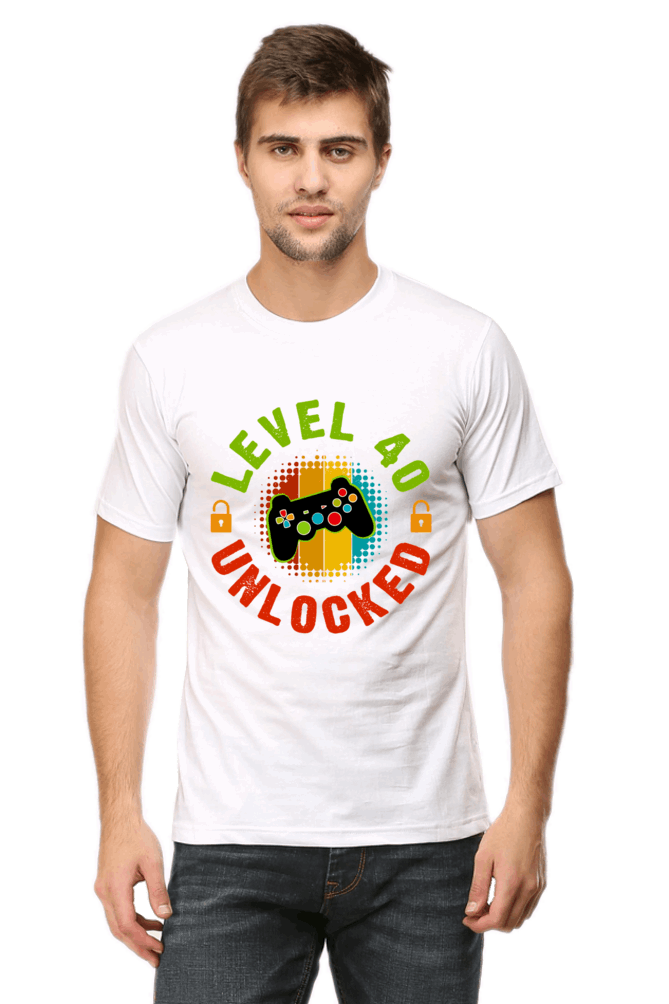 Level 04 Unlocked Men's T Shirt White