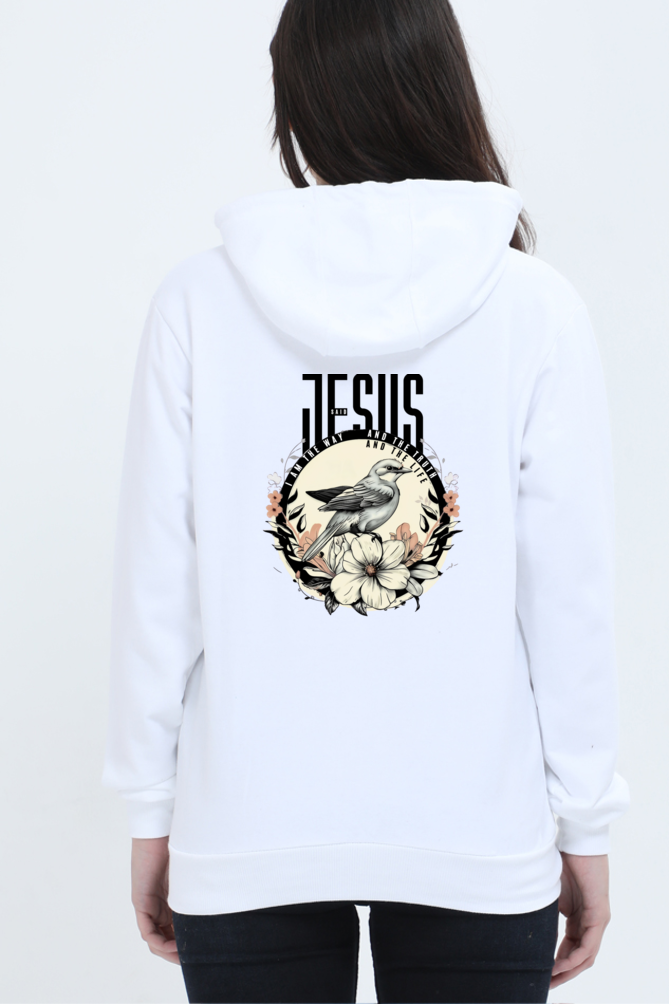 Girls & Women Hoodie White