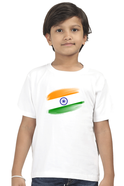 Flag Print Independence Day Boy's T Shirts