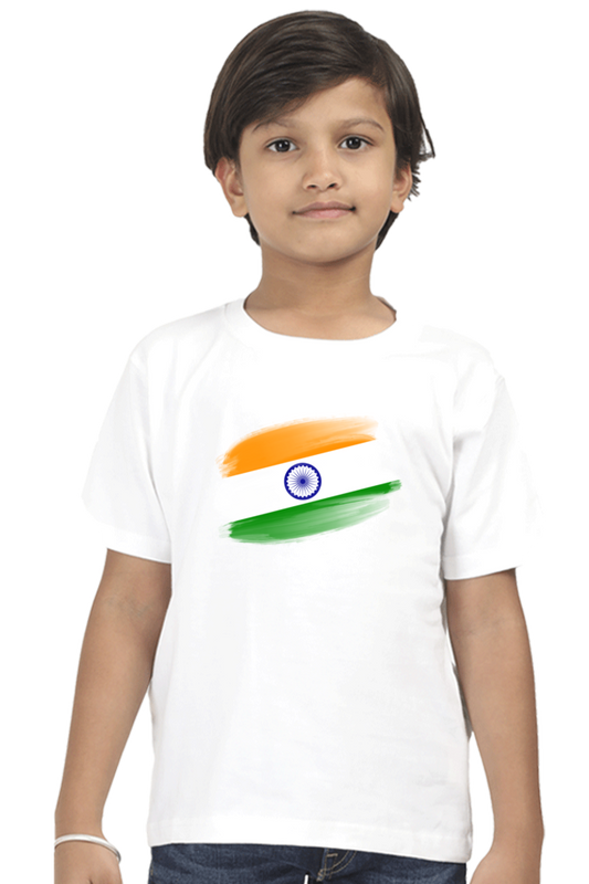 Flag Print Independence Day Boy's T Shirts