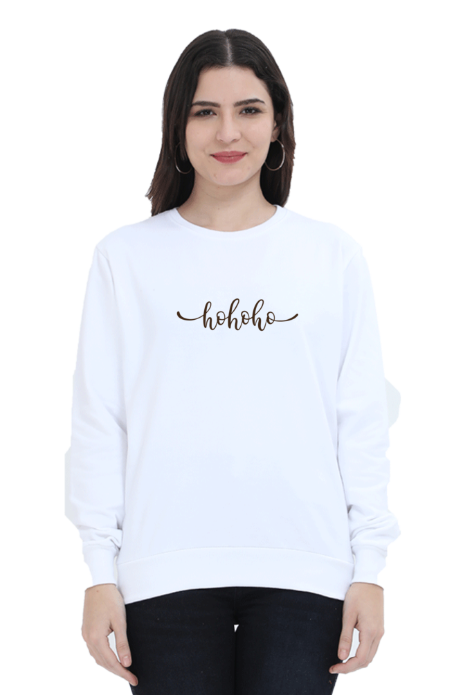 Women and Girl's Sweatshirt White