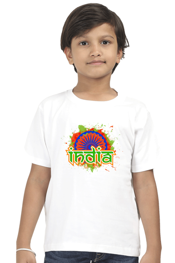 Patriotic T Shirts for Boys White