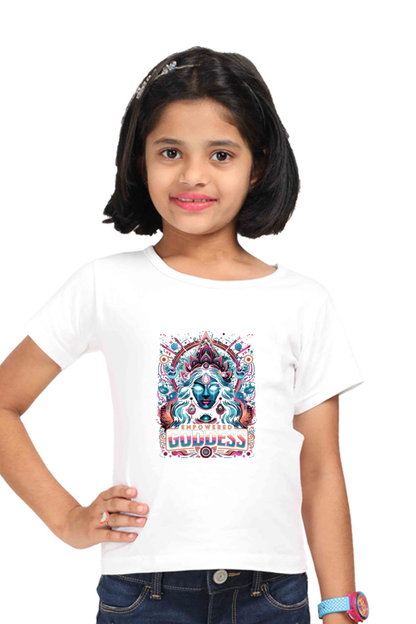 Durga Puja Bengali T Shirt For Girls