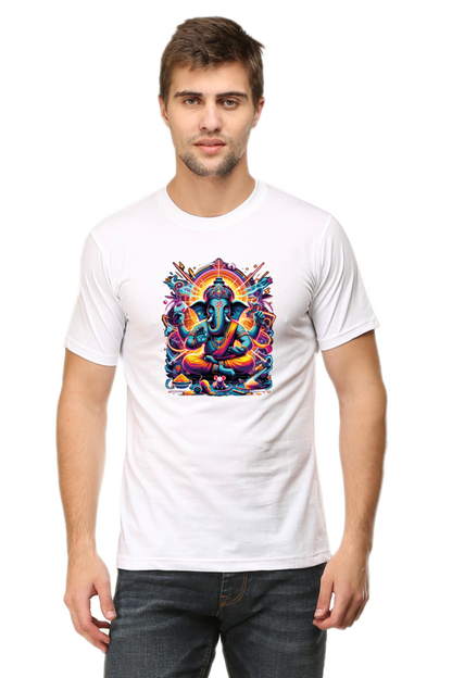 Lord Ganesha 1 Printed Ganesh Chaturthi Men's T Shirts