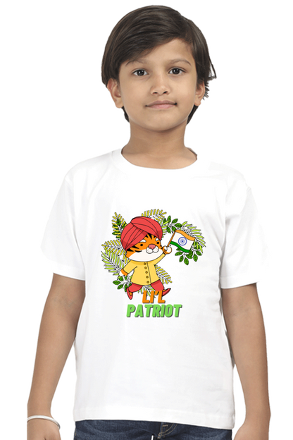 Patriotic T Shirts for Boys White