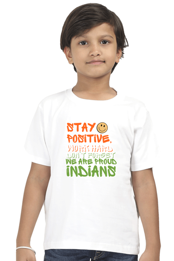 Patriotic T Shirts for Boys White