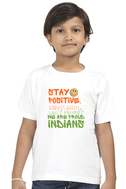 Patriotic T Shirts for Boys White