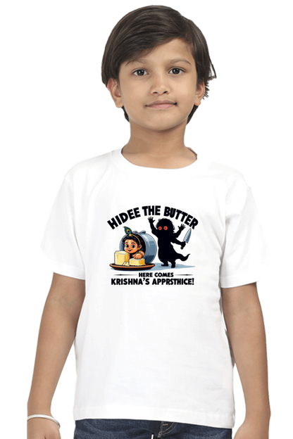 Hidee The Butter Janmashtami Boy's T Shirts