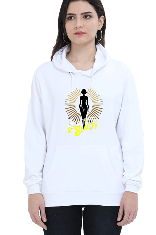 Hoodie For Girls and Women White