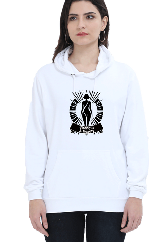 Hoodie For Girls and Women White