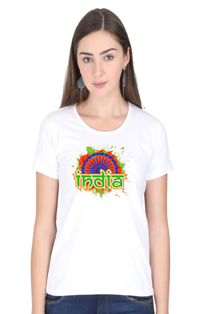 Patriotic Women T Shirts White