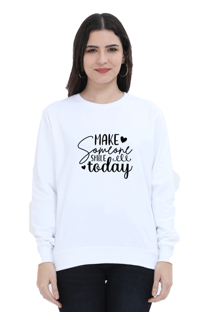 Women and Girl's Sweatshirt White