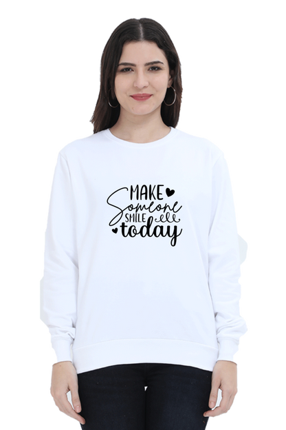 Women and Girl's Sweatshirt White