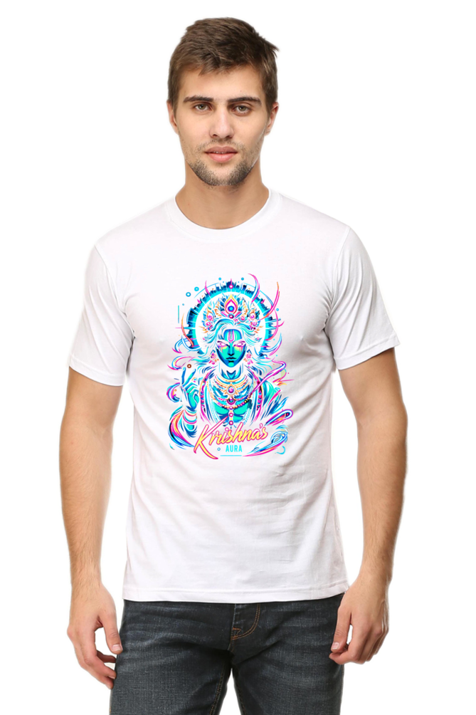 Krishna's Aura Janmashtami Men's T Shirts