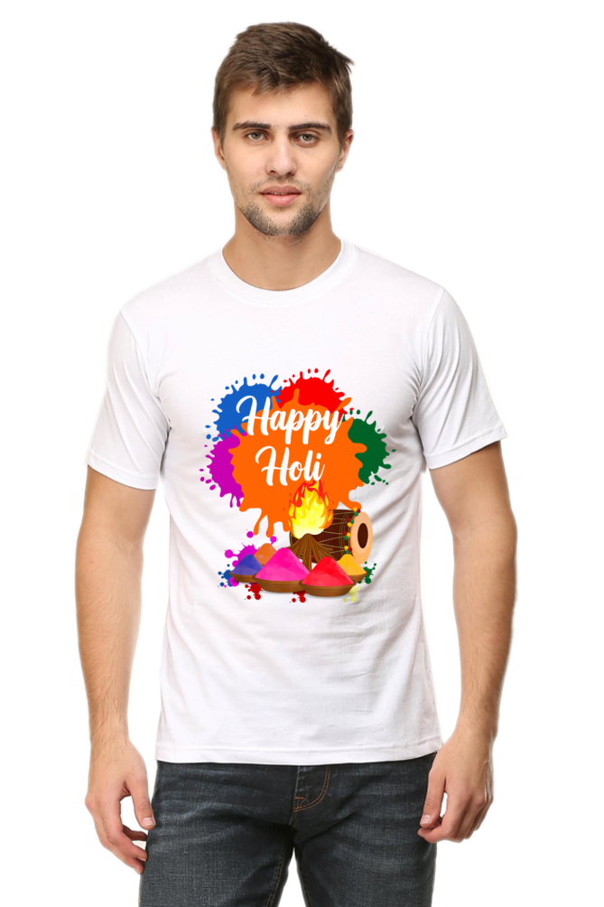 Happy Holi: Splash of Happiness White