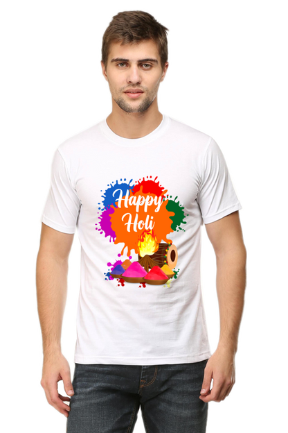 Happy Holi: Splash of Happiness White