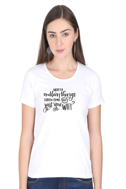 Million Things T Shirts For Women