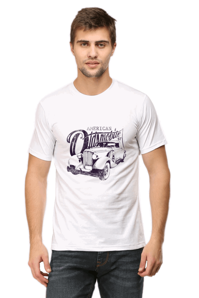 American Men's T Shirts White