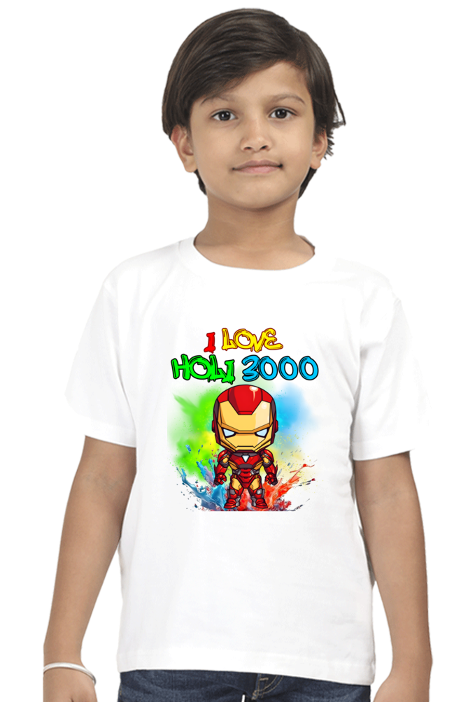 I Love Holi 3000: Boys' Kid Tee White