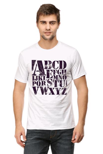 ABCD Men's T Shirt White