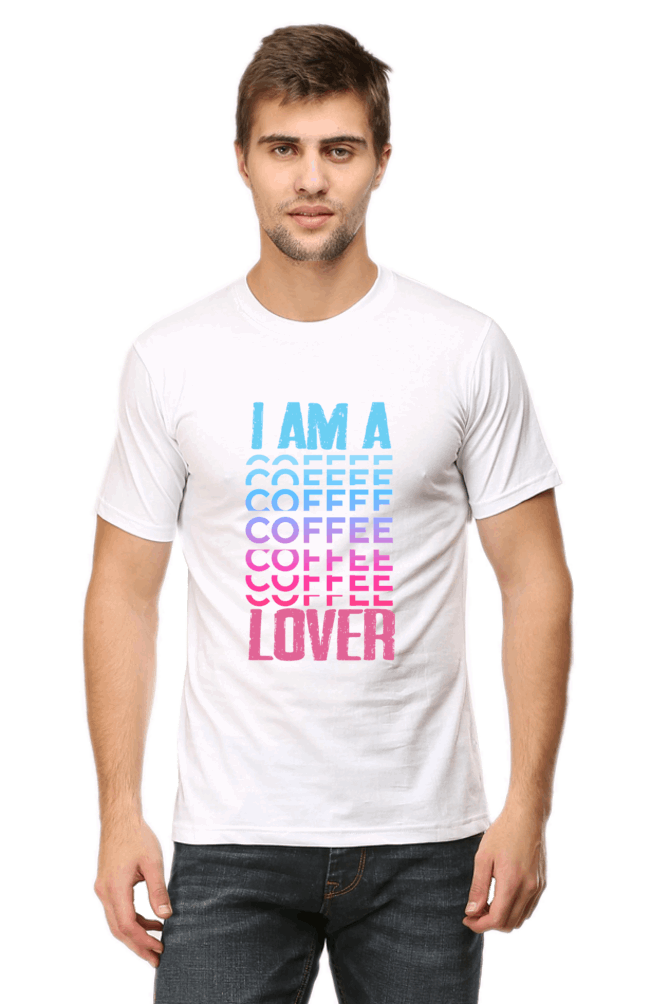 I Am A Coffee Lover Men's T Shirt White