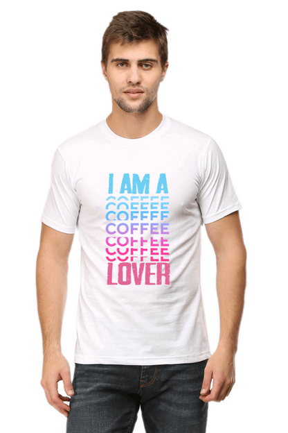 I Am A Coffee Lover Men's T Shirt White