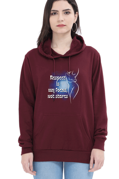 "Elegance Unveiled" Unisex Hoodie for Girls and Women Maroon